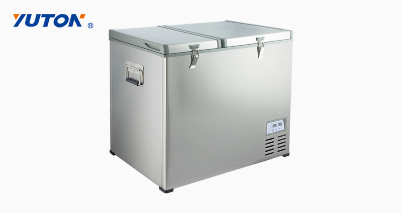 YT-B-120DX 50L / 68L frys AC bärbart kylskåp
